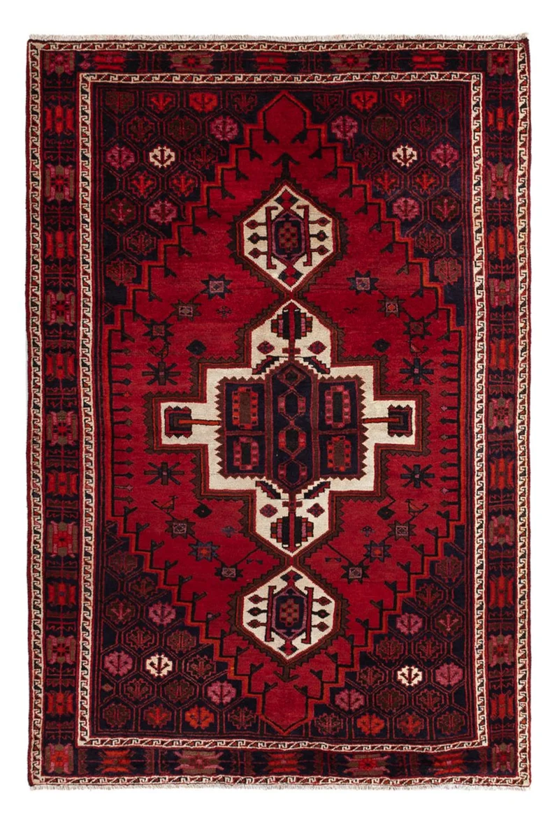 Ghashghai Teppich 174x258cm - Perserteppich - rot