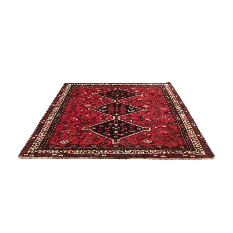 Ghashghai Teppich 159x221cm - Perserteppich - rot