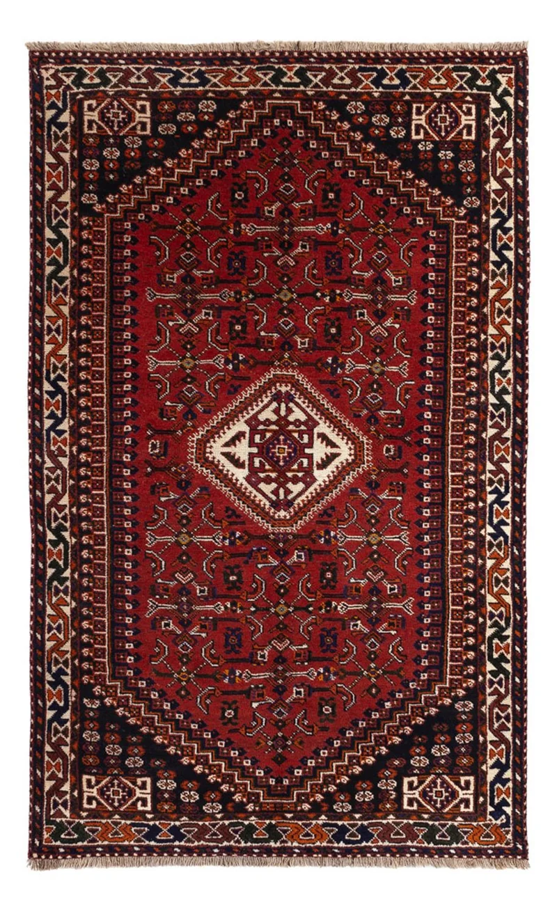 Ghashghai Teppich 155x252cm - Perserteppich - dunkelrot