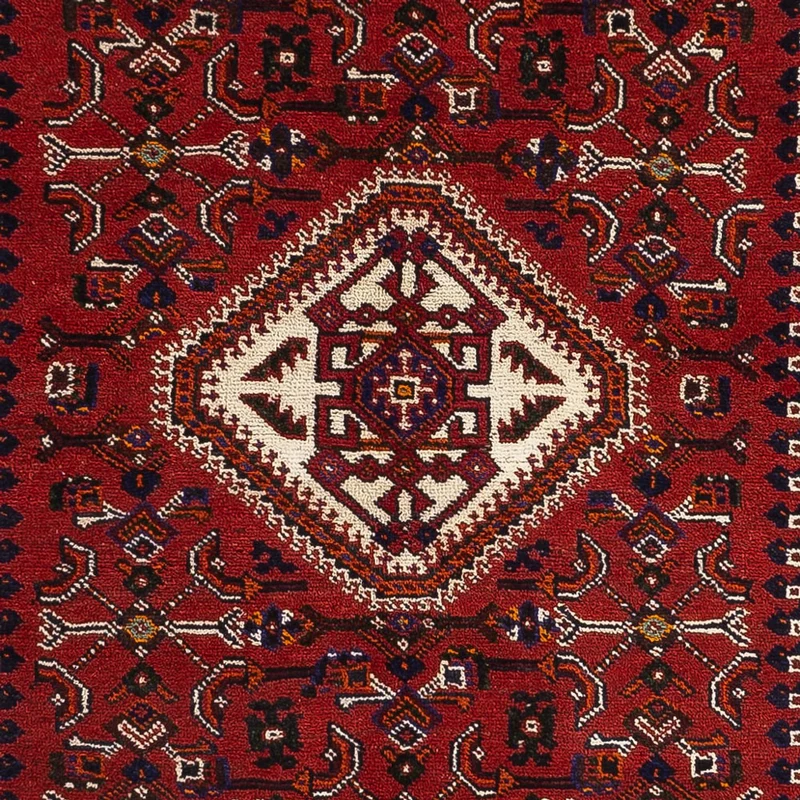 Ghashghai Teppich 155x252cm - Perserteppich - dunkelrot