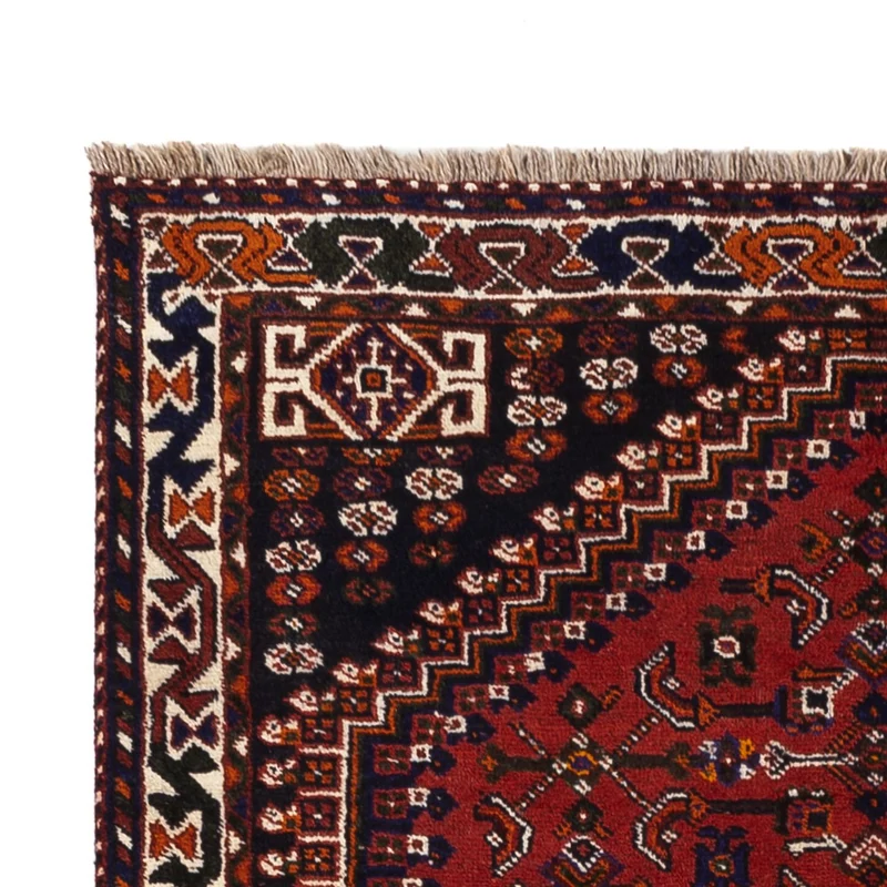 Ghashghai Teppich 155x252cm - Perserteppich - dunkelrot