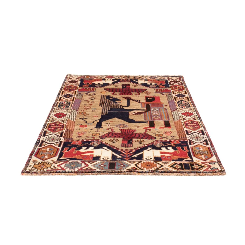 Ghashghai Teppich 113x157cm - Perserteppich - mehrfarbig