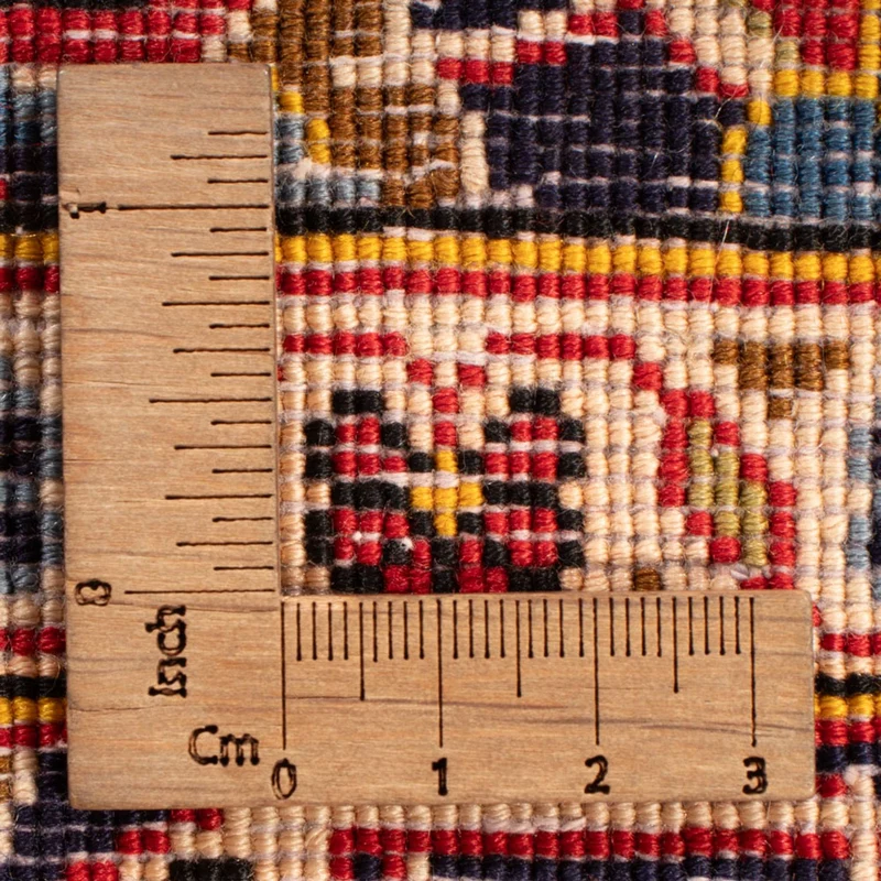 Keshan Teppich 69x111cm - Perserteppich - dunkelgrau