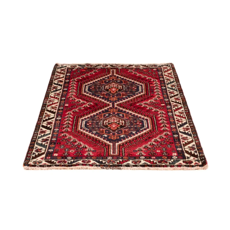 Ghashghai Teppich 85x137cm - Perserteppich - dunkelrot