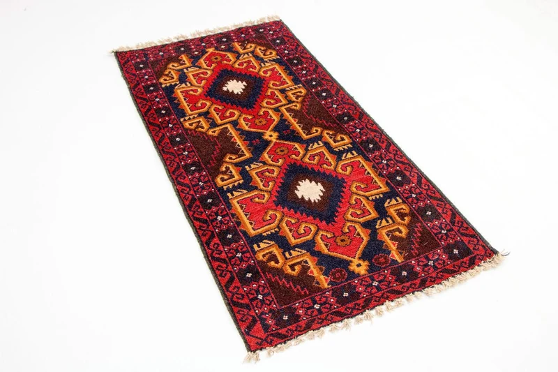 Belutsch Teppich 73x135cm - Orientteppich - mehrfarbig