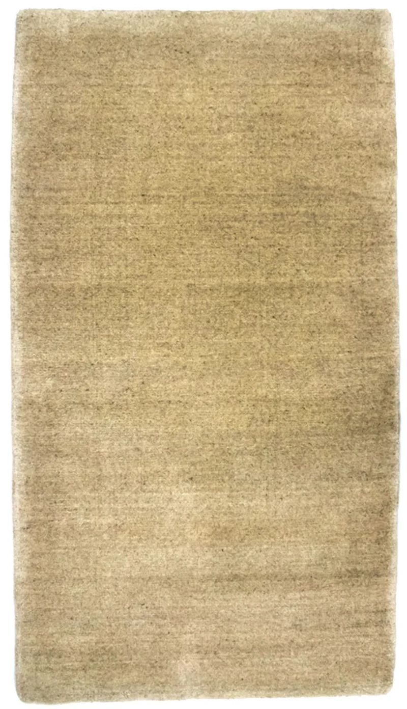 Wollteppich 68x120cm - beige