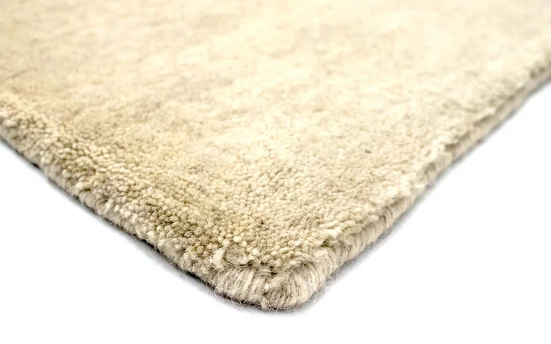 Wollteppich 68x120cm - beige
