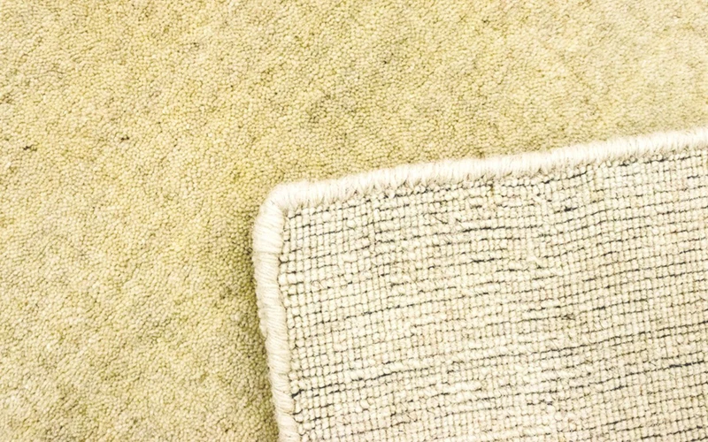 Wollteppich 68x120cm - beige
