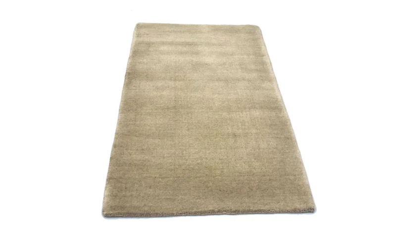 Wollteppich 68x120cm - beige