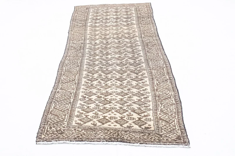 Belutsch Teppich 90x248cm - Orientteppich - beige