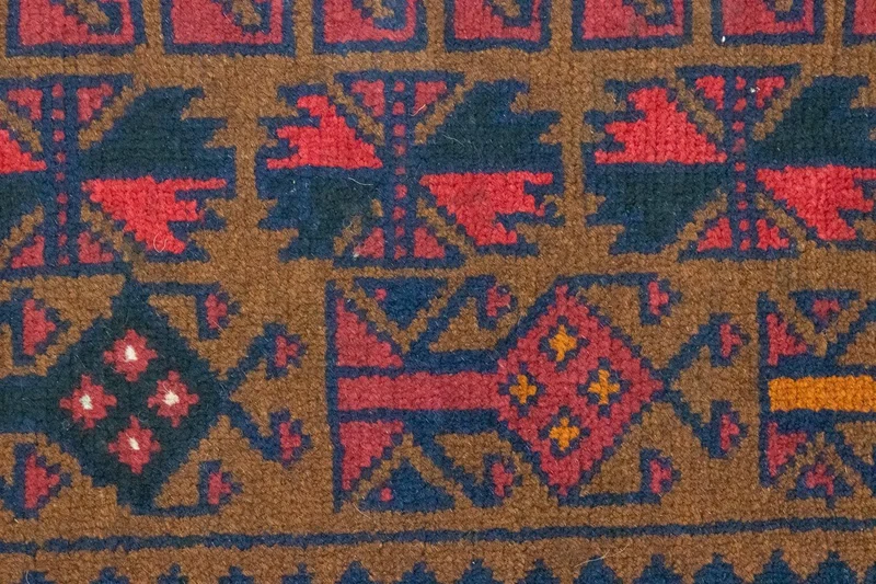 Belutsch Teppich 86x140cm - Orientteppich - braun