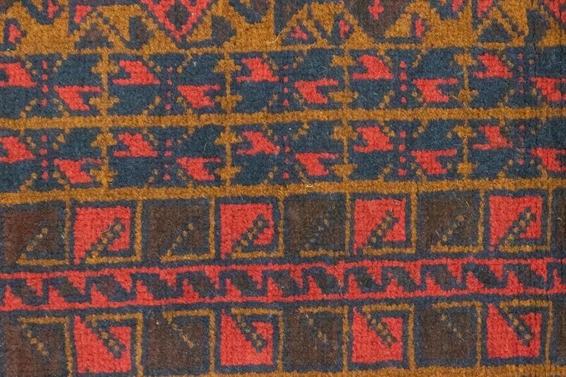 Belutsch Teppich 88x132cm - Orientteppich - braun