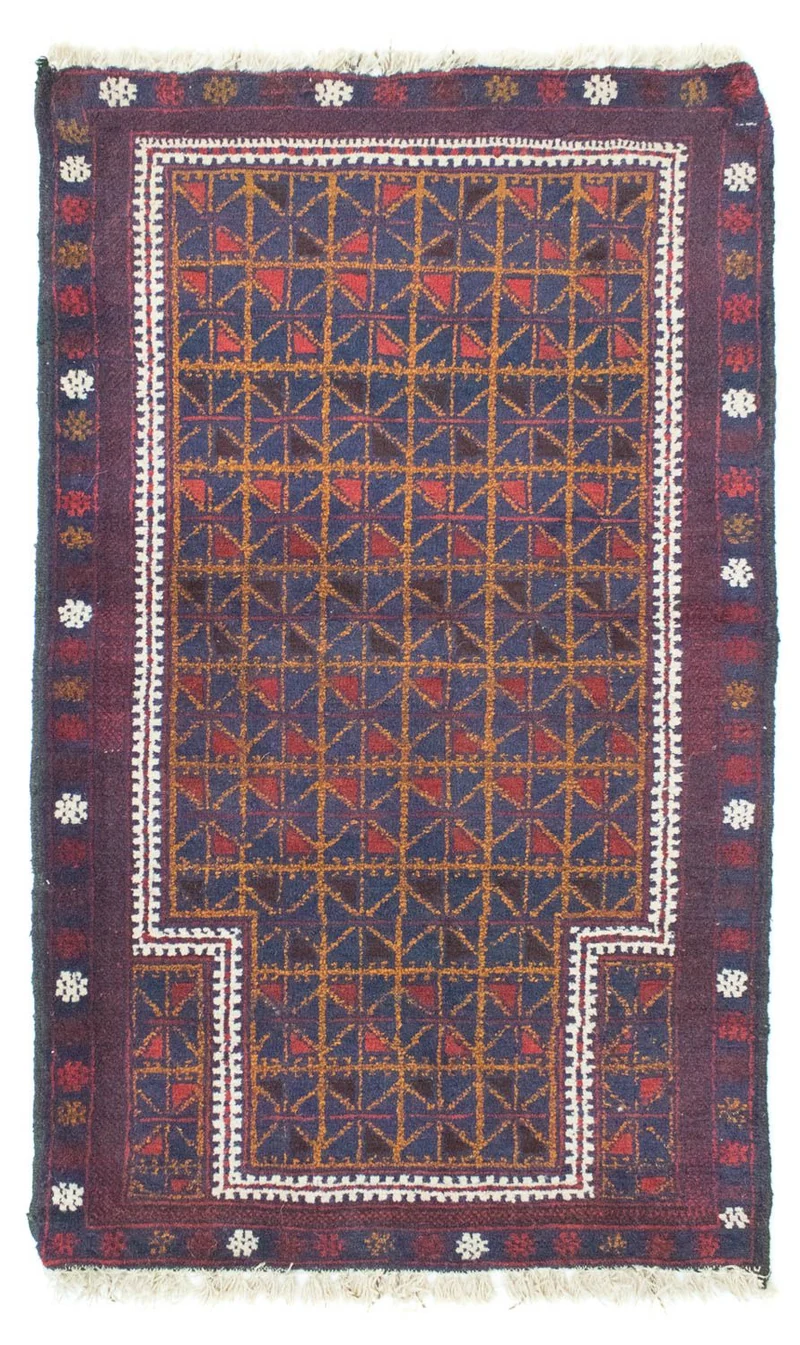 Belutsch Teppich 84x137cm - Orientteppich - braun