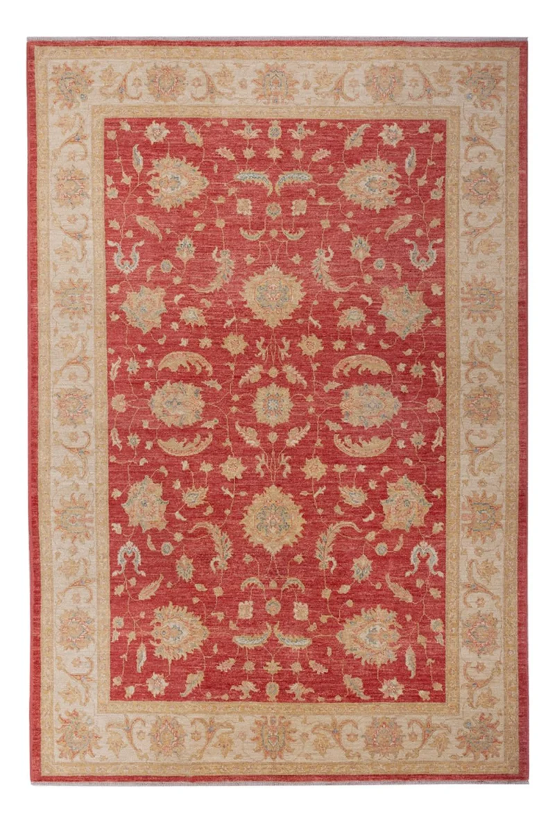 Ziegler Teppich 202x297cm - Orientteppich - rot