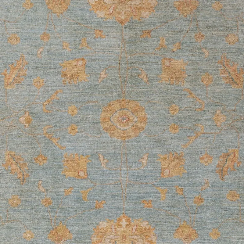 Ziegler Teppich - Modern - 206 x 297 cm - dunkelgrau