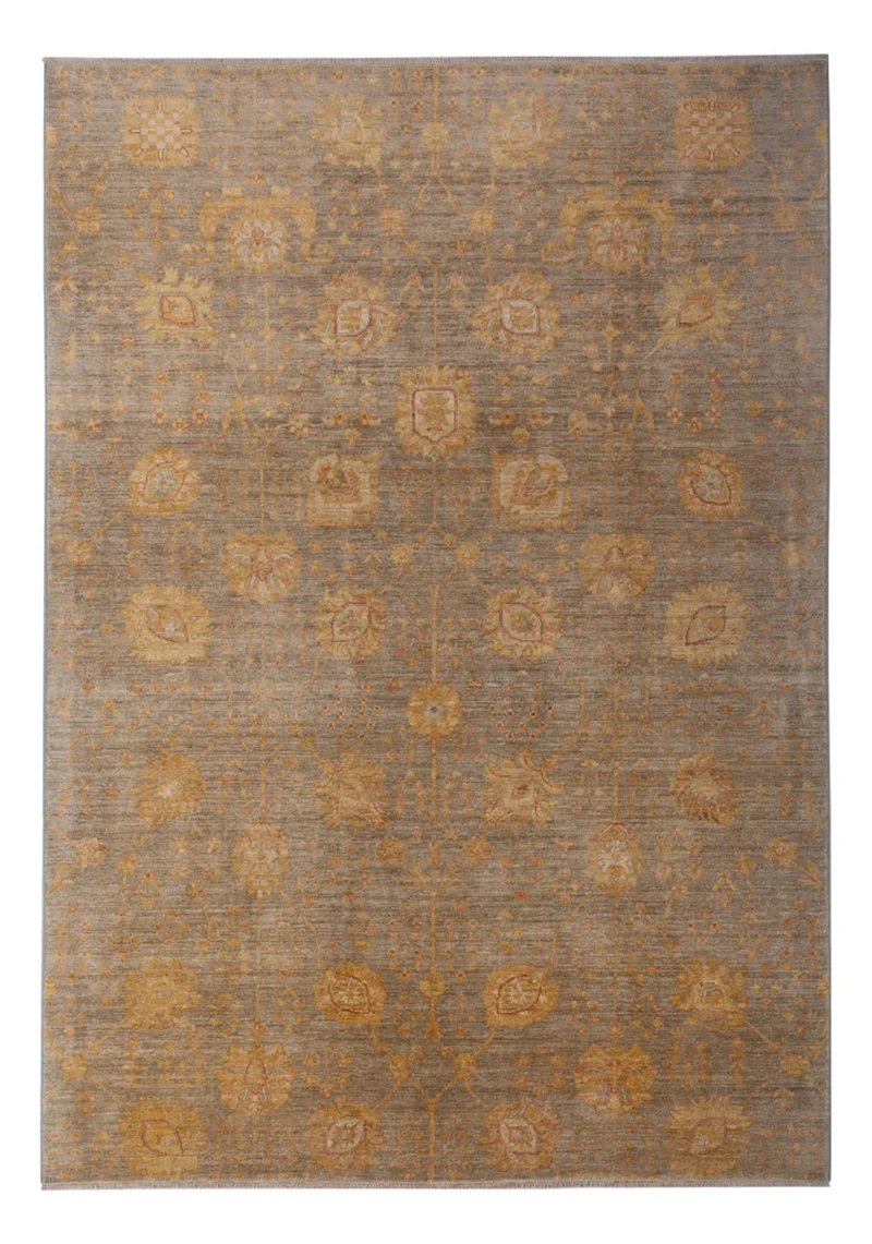 Ziegler Modern Teppich 204x300cm - Orientteppich - dunkelbeige