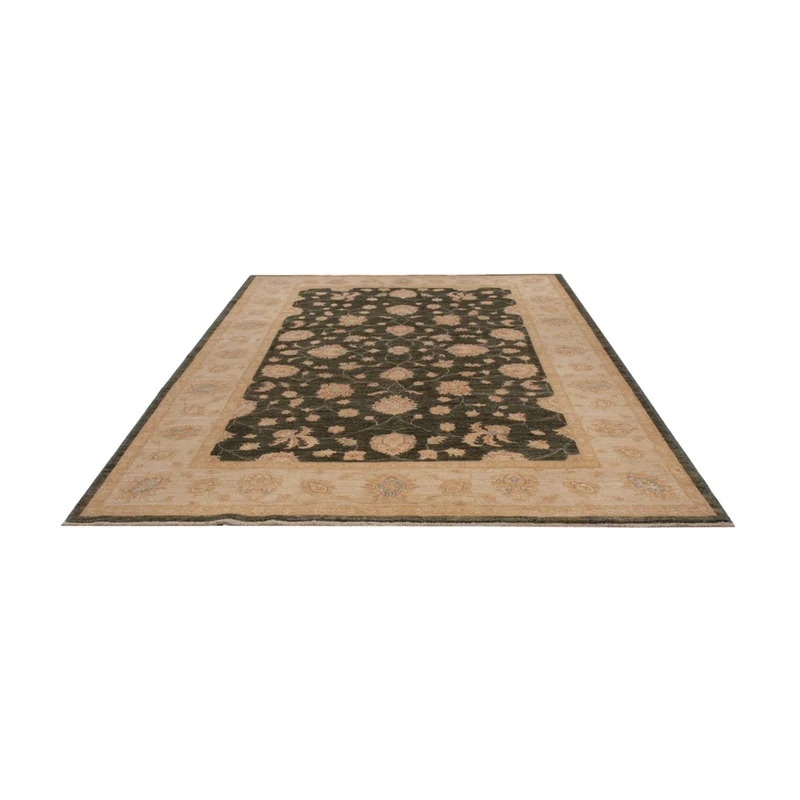 Ziegler Teppich 201x294cm - Orientteppich - dunkelgrün