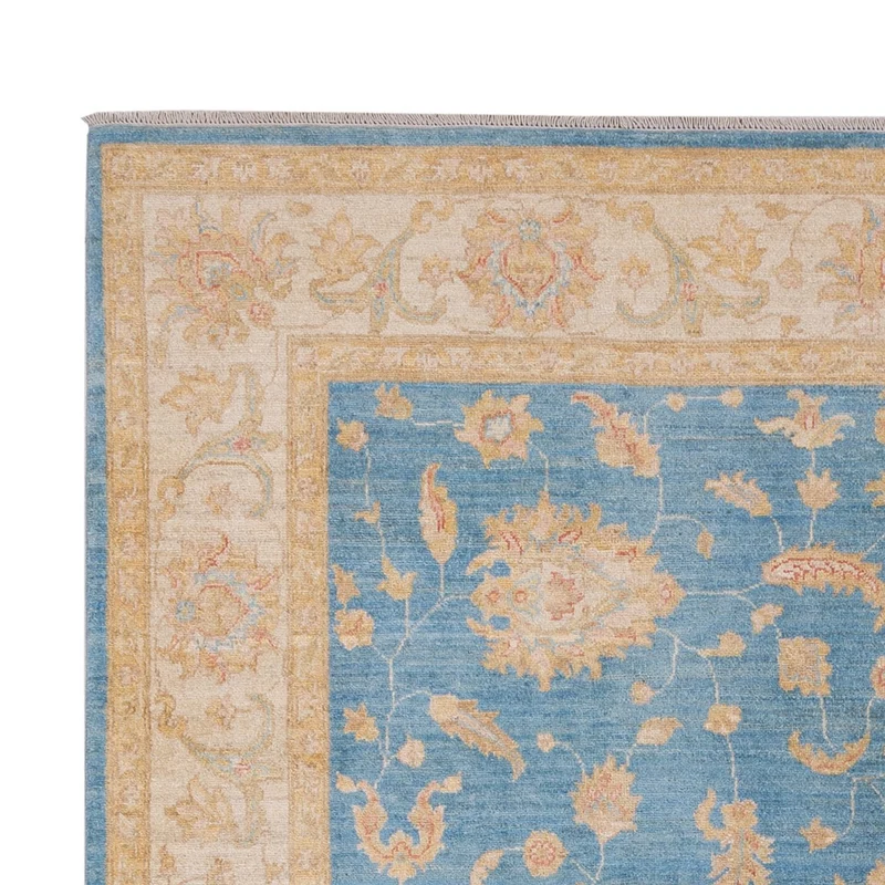 Ziegler Teppich 207x303cm - Orientteppich - blau