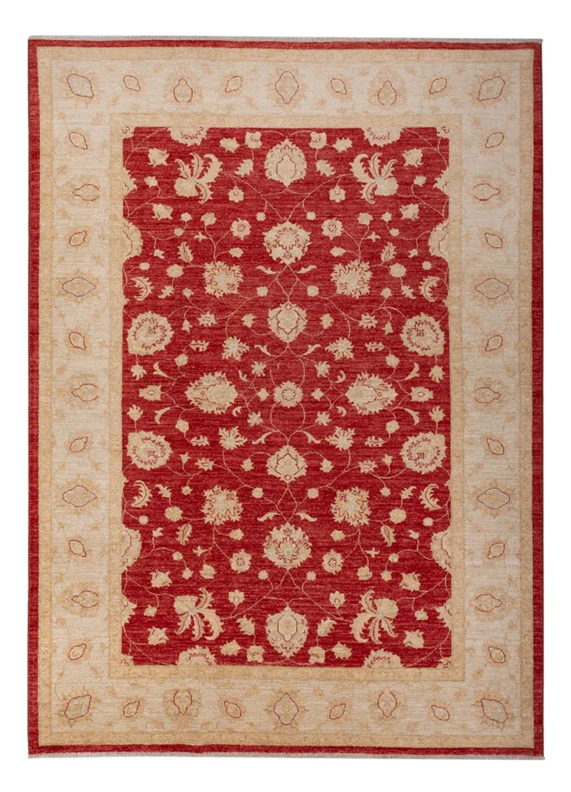 Ziegler Teppich 210x298cm - Orientteppich - rot