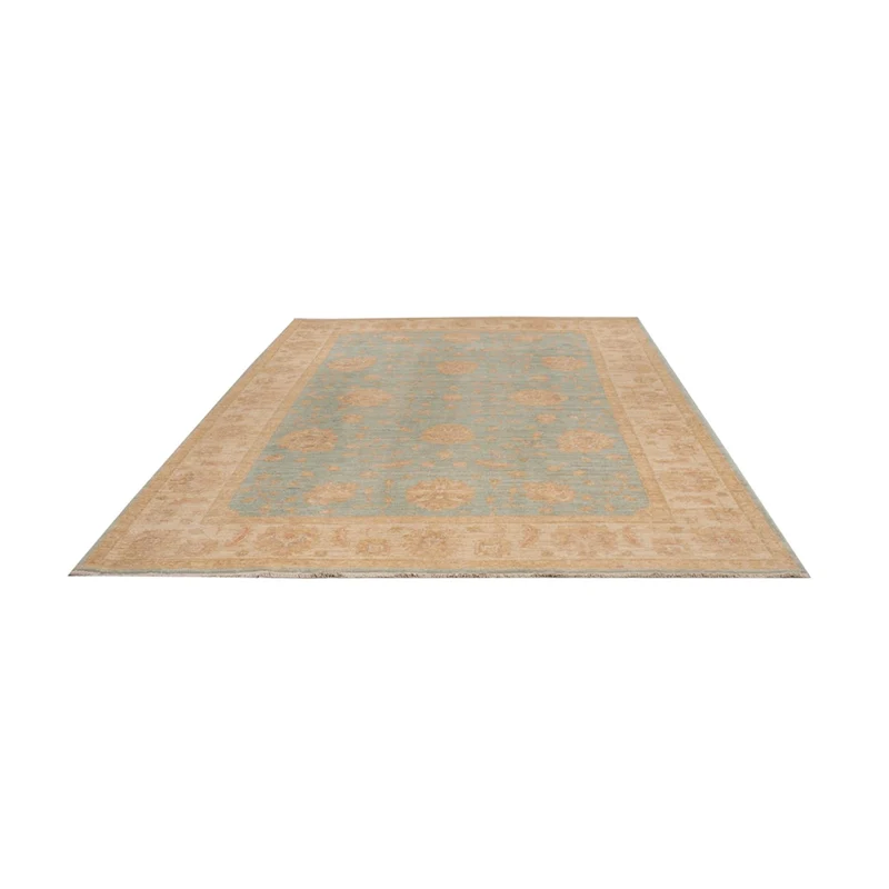Ziegler Teppich 209x298cm - Orientteppich - hellblau