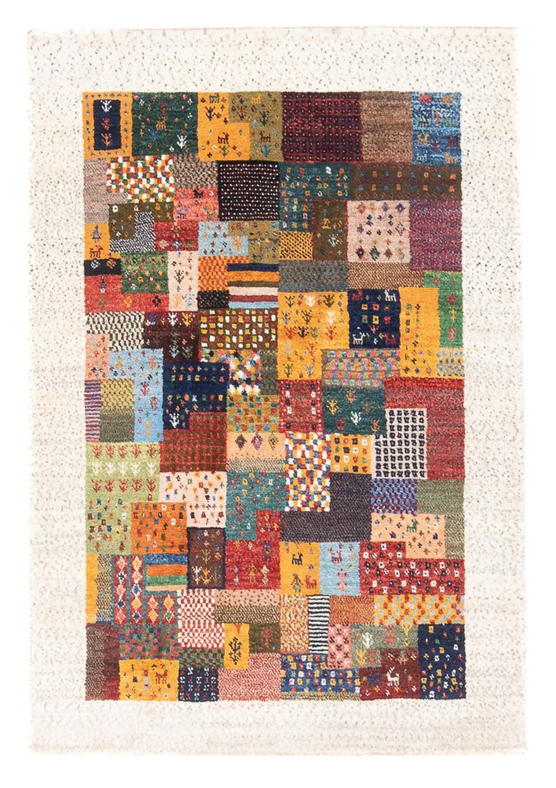 Loribaft Teppich Perser 82x134cm - Orientteppich - mehrfarbig