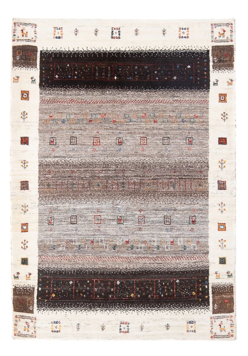 Loribaft Teppich Perser 87x125cm - Orientteppich - mehrfarbig
