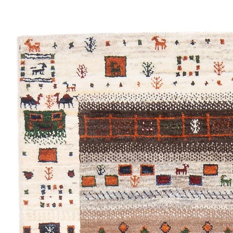 Loribaft Teppich Perser 84x127cm - Orientteppich - mehrfarbig