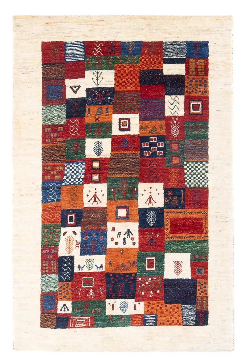 Loribaft Teppich Perser 84x130cm - Orientteppich - mehrfarbig