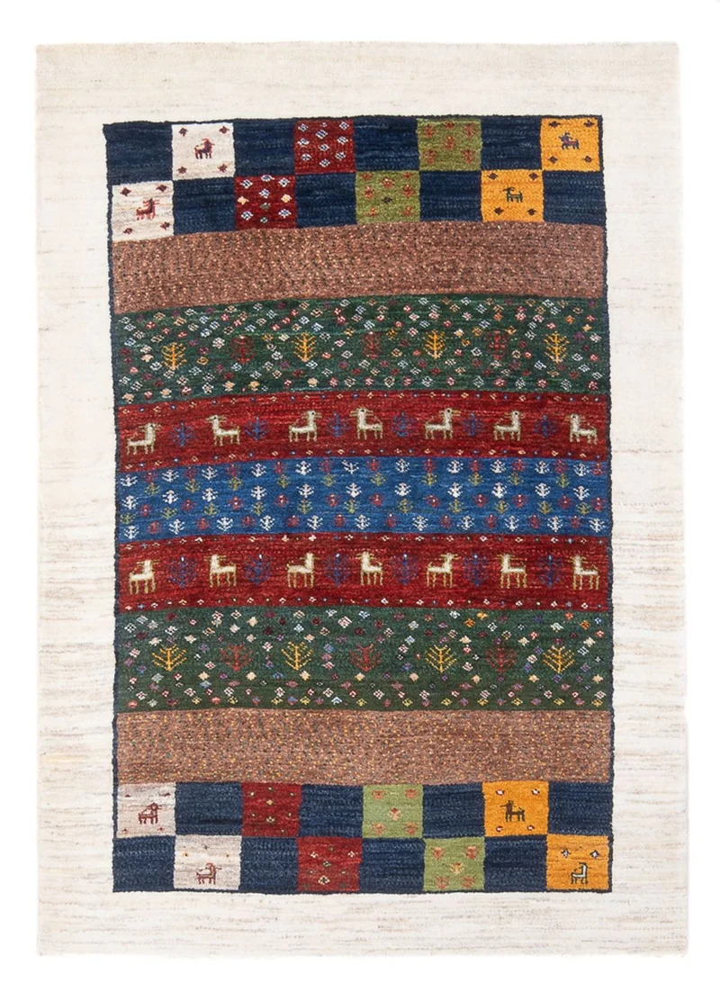 Loribaft Teppich Perser 86x131cm - Orientteppich - mehrfarbig