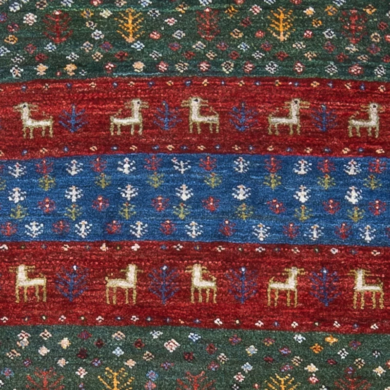 Loribaft Teppich Perser 86x131cm - Orientteppich - mehrfarbig