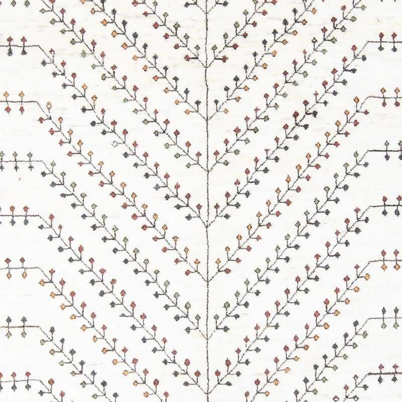 Gabbeh Teppich - Loribaft Perser - 166 x 233 cm - weiß
