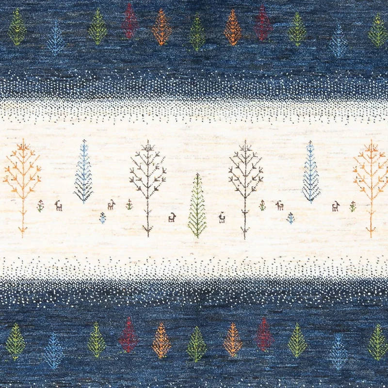 Gabbeh Teppich - Loribaft Perser - 181 x 247 cm - mehrfarbig