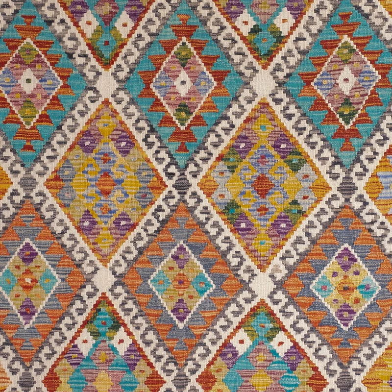 Kelim Maimene Teppich 153x246cm - mehrfarbig