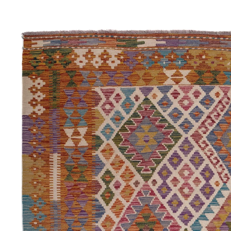 Kelim Maimene Teppich 170x236cm - mehrfarbig