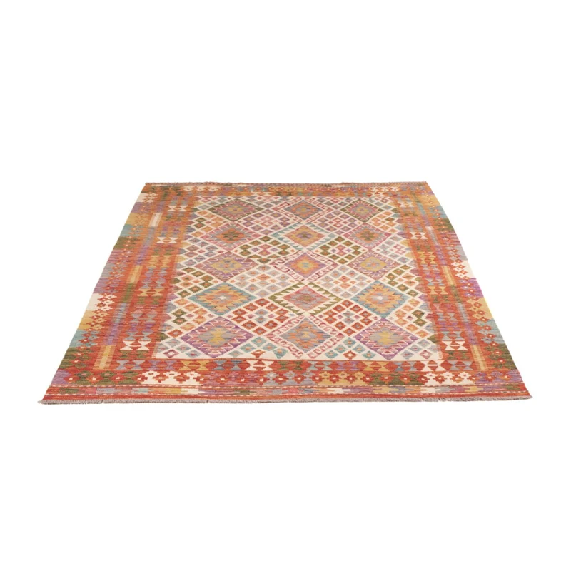 Kelim Maimene Teppich 170x236cm - mehrfarbig