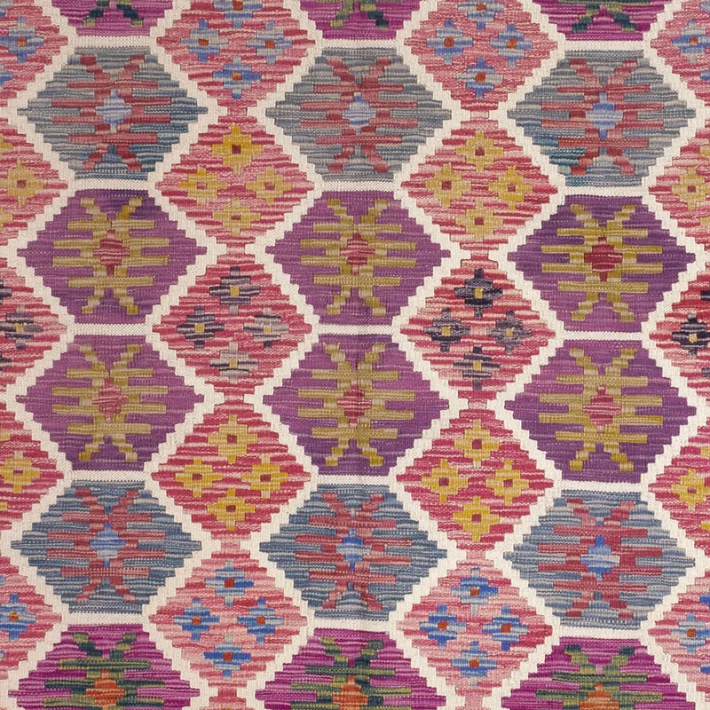 Kelim Maimene Teppich 177x254cm - mehrfarbig