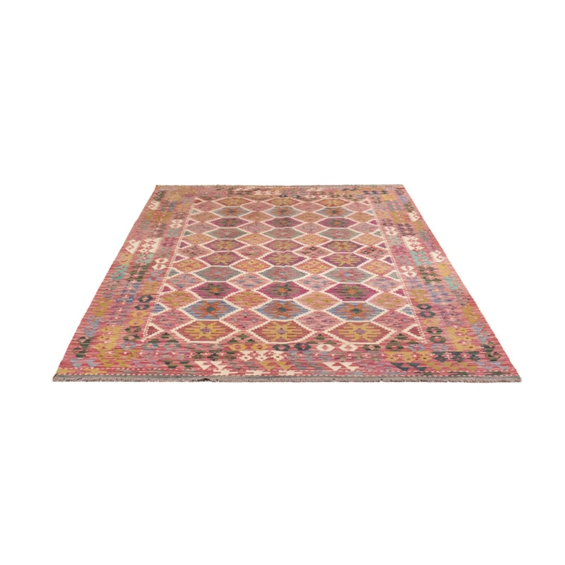 Kelim Maimene Teppich 177x254cm - mehrfarbig