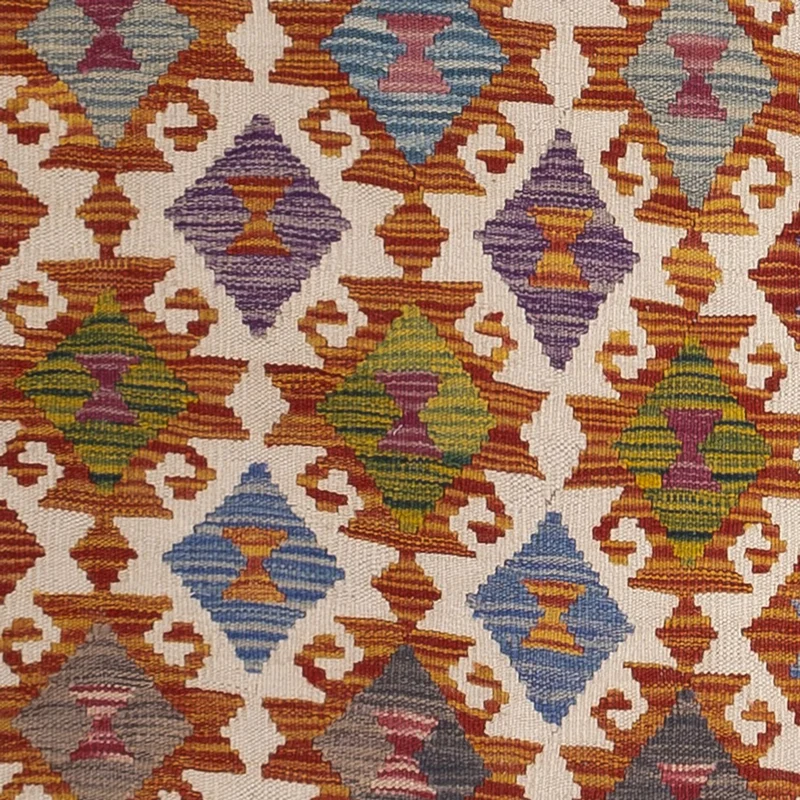 Kelim Maimene Teppich 84x269cm - mehrfarbig