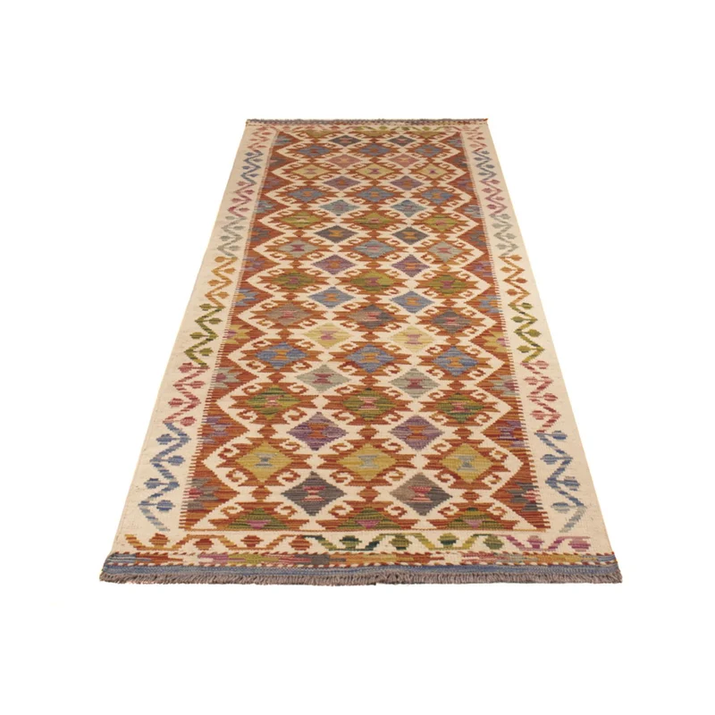 Kelim Maimene Teppich 84x269cm - mehrfarbig