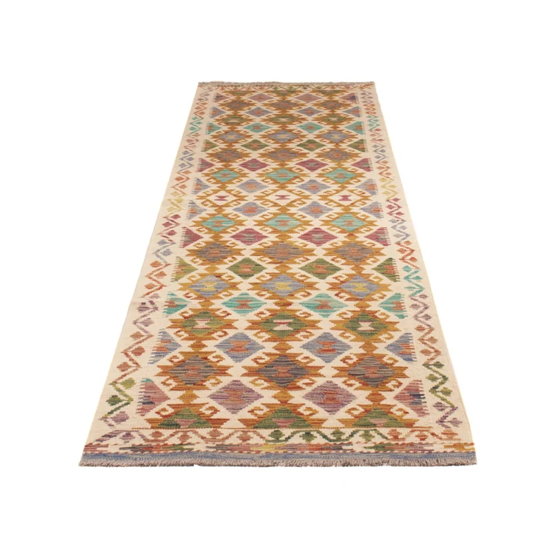 Kelim Maimene Teppich 81x301cm - mehrfarbig