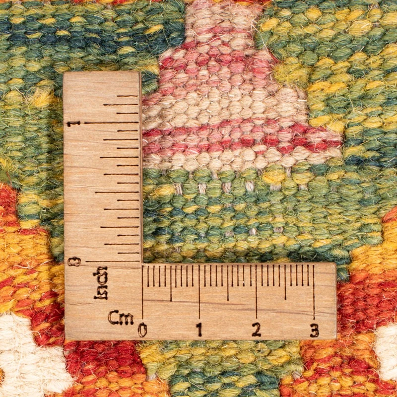 Kelim Maimene Teppich 81x301cm - mehrfarbig