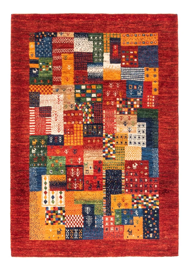 Loribaft Teppich Perser 87x123cm - Orientteppich - mehrfarbig