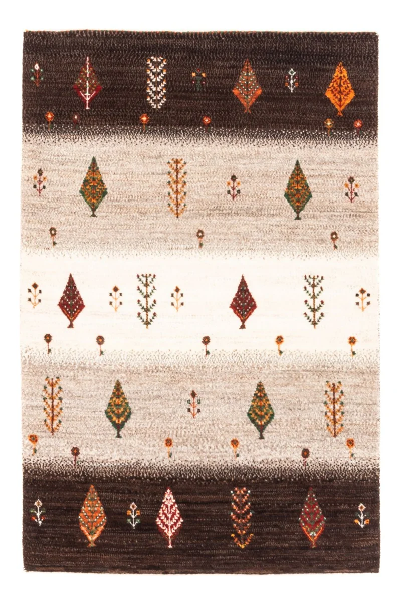Loribaft Teppich Perser 84x126cm - Orientteppich - grau