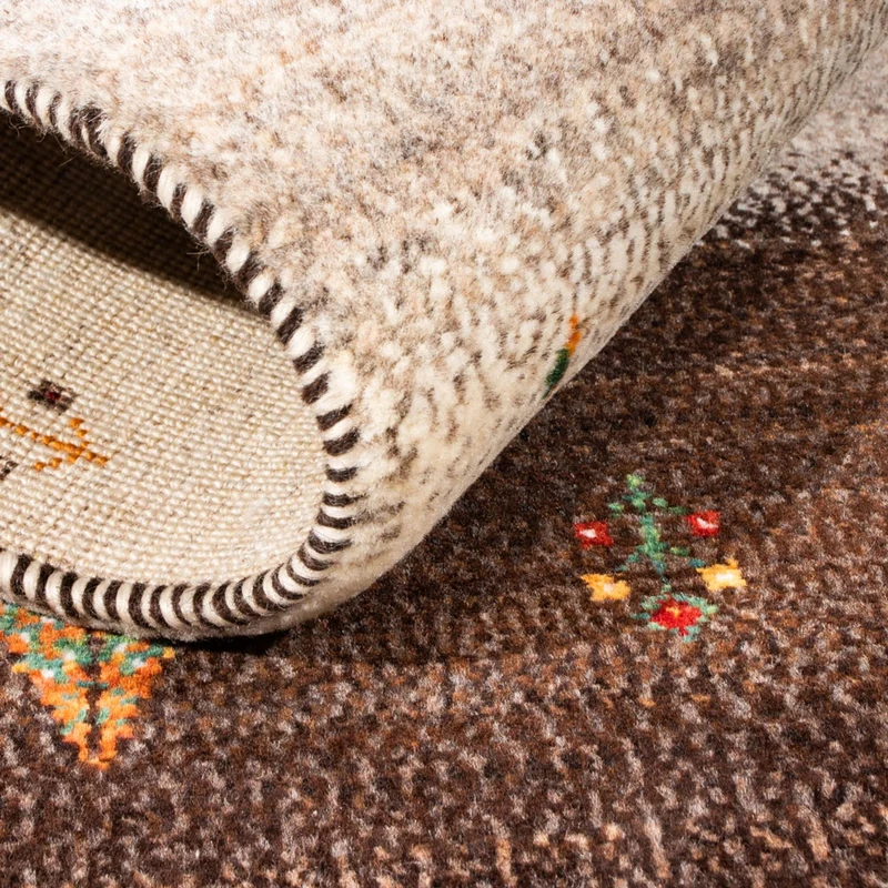 Loribaft Teppich Perser 84x126cm - Orientteppich - grau
