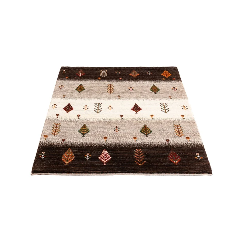 Loribaft Teppich Perser 84x126cm - Orientteppich - grau