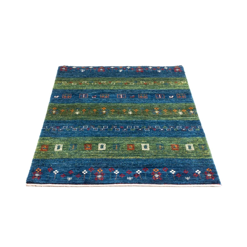 Loribaft Teppich Perser 85x130cm - Orientteppich - blau