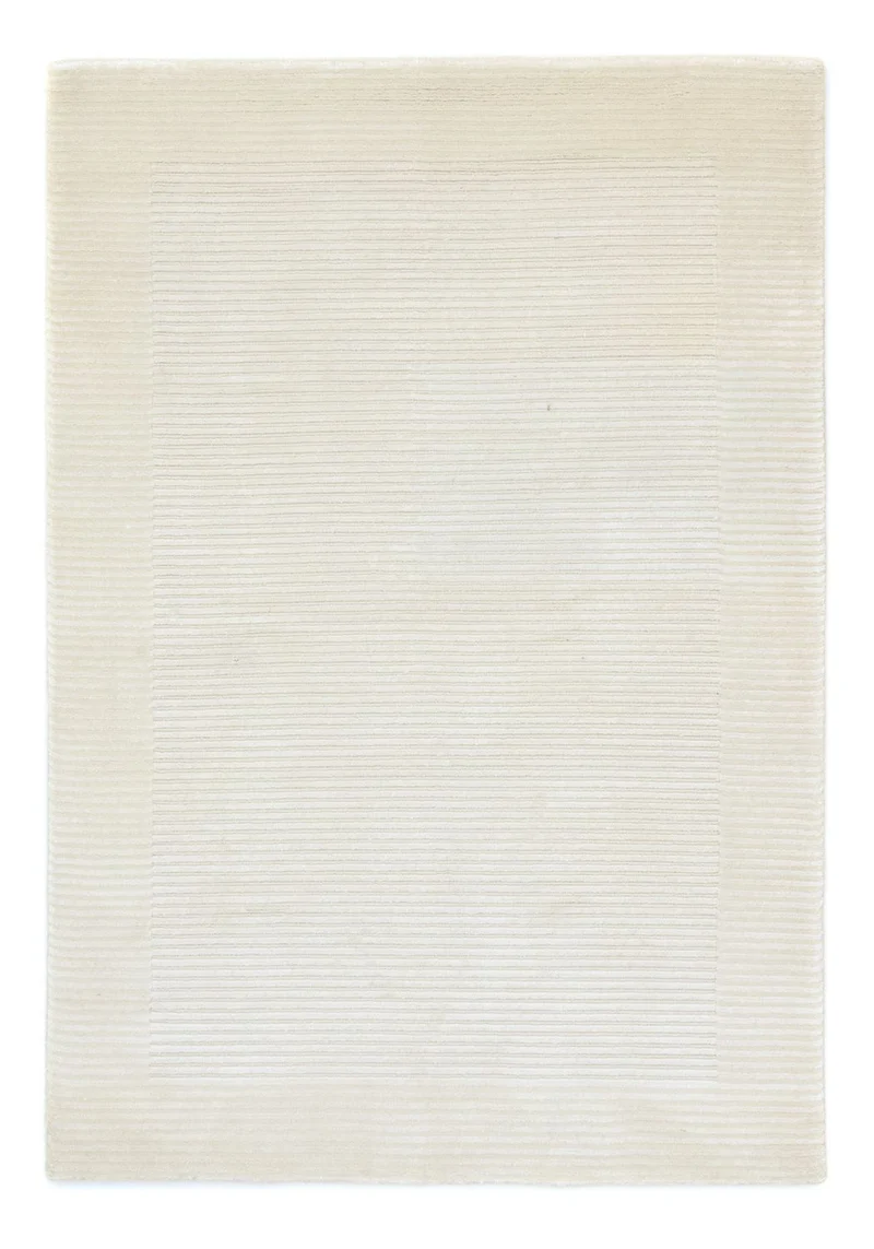 Nepal Teppich 121x178cm - Wollteppich - beige