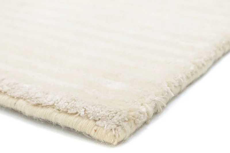 Nepal Teppich 121x178cm - Wollteppich - beige