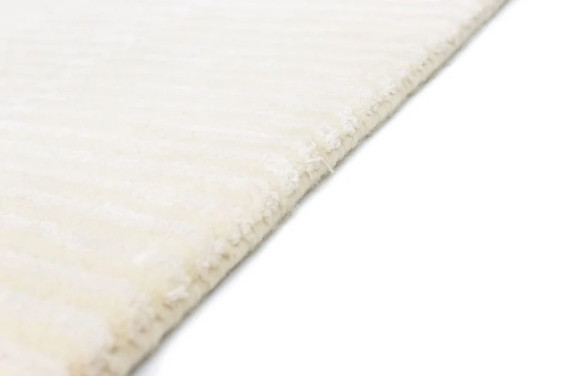 Nepal Teppich 121x178cm - Wollteppich - beige