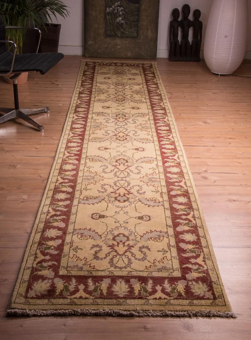 Ziegler Teppich 84x388cm - Orientteppich - beige